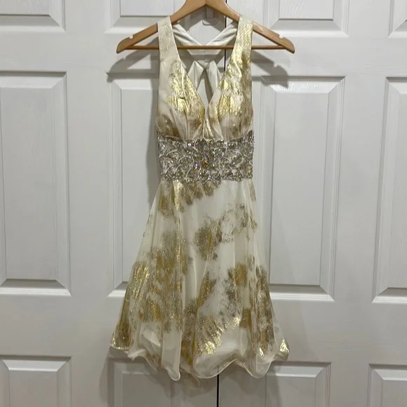 camille gold dress Camille Silk Dress